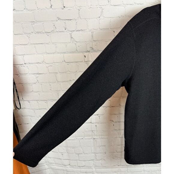 THE NORTH FACE dark gray graphite knit fleece zip mens sweater pullover XL NWOT - Picture 7 of 14